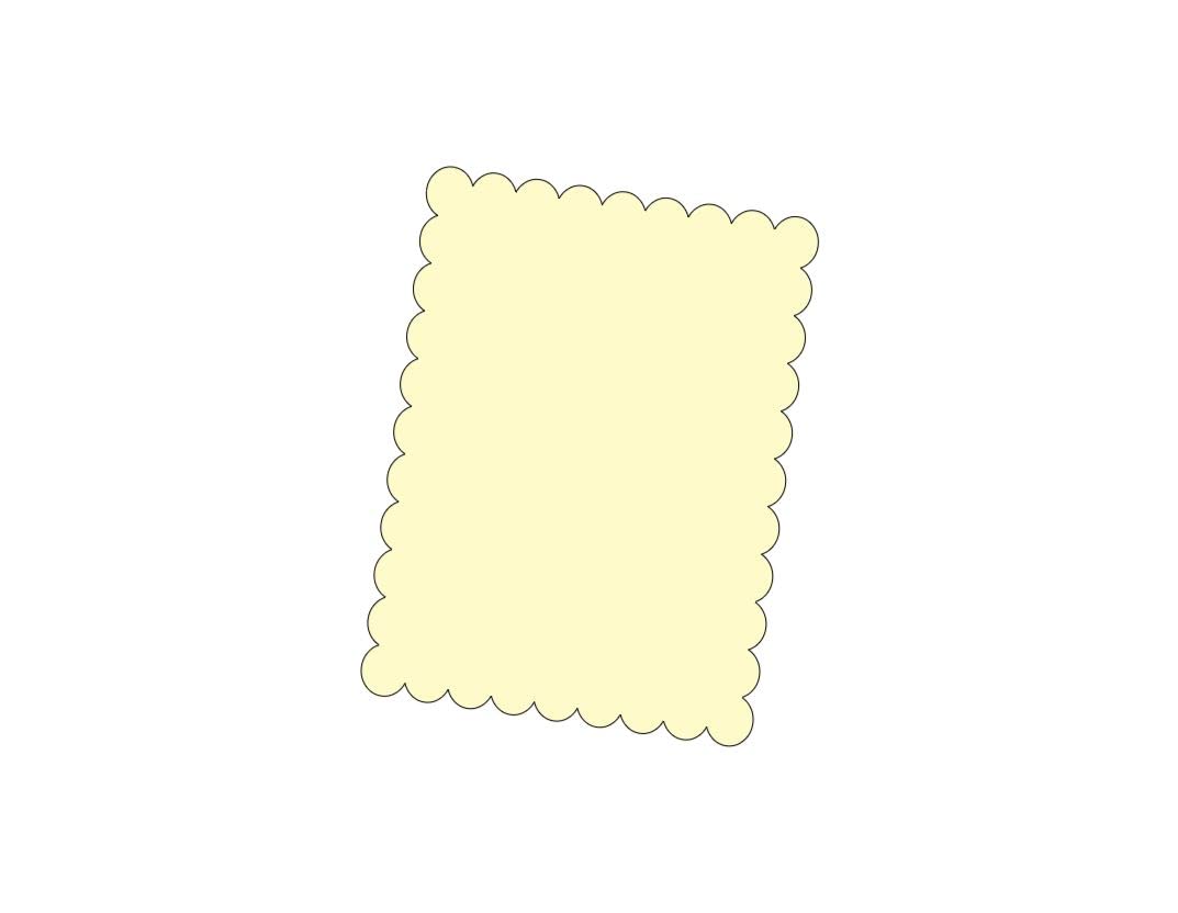 4" x 5.25" Scalloped Flat Note Cards - A2 Card Mats: 4" x 5.25" in Neutral or Bright Colors Blank Card inserts (White)