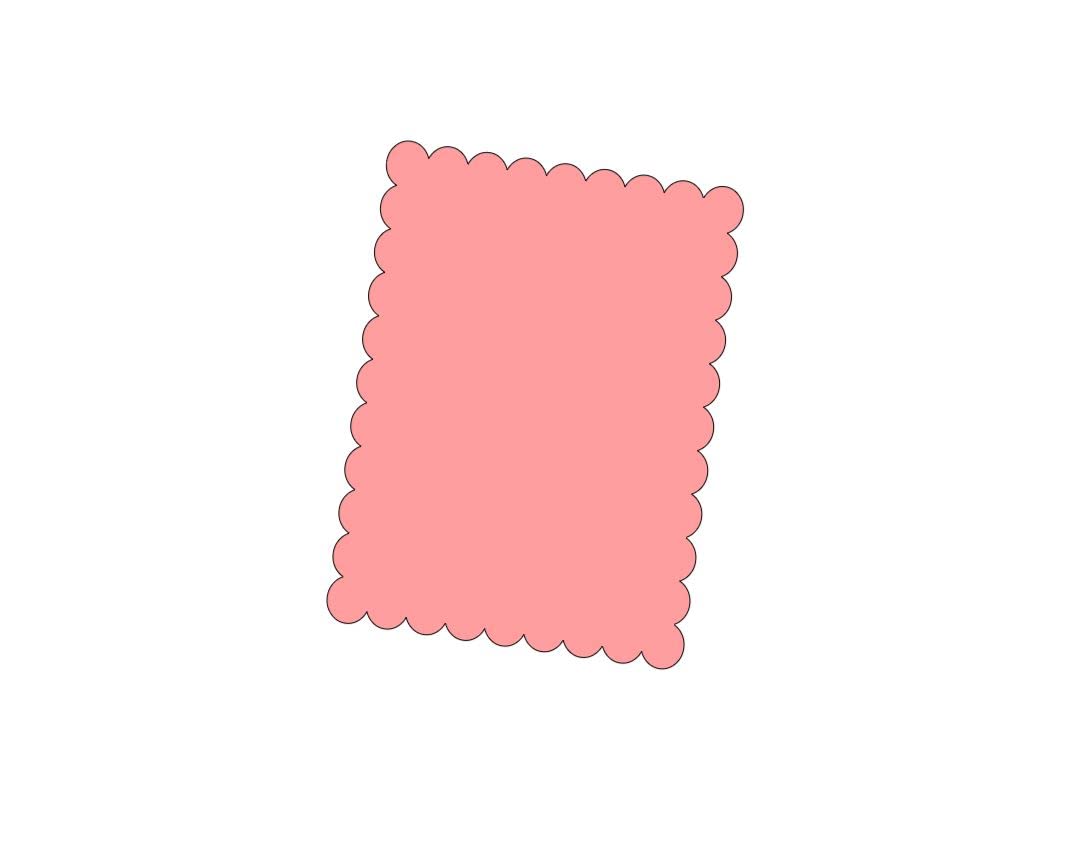4" x 5.25" Scalloped Flat Note Cards - A2 Card Mats: 4" x 5.25" in Neutral or Bright Colors Blank Card inserts (White)