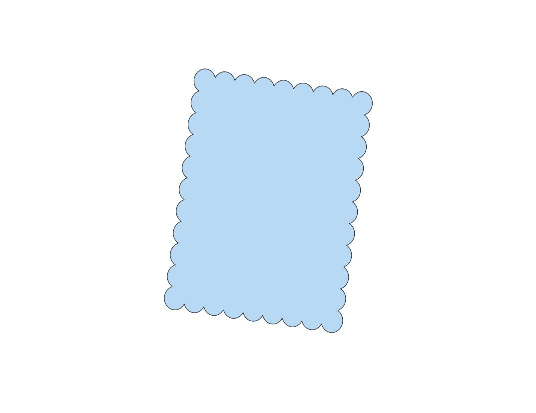 4" x 5.25" Scalloped Flat Note Cards - A2 Card Mats: 4" x 5.25" in Neutral or Bright Colors Blank Card inserts (White)