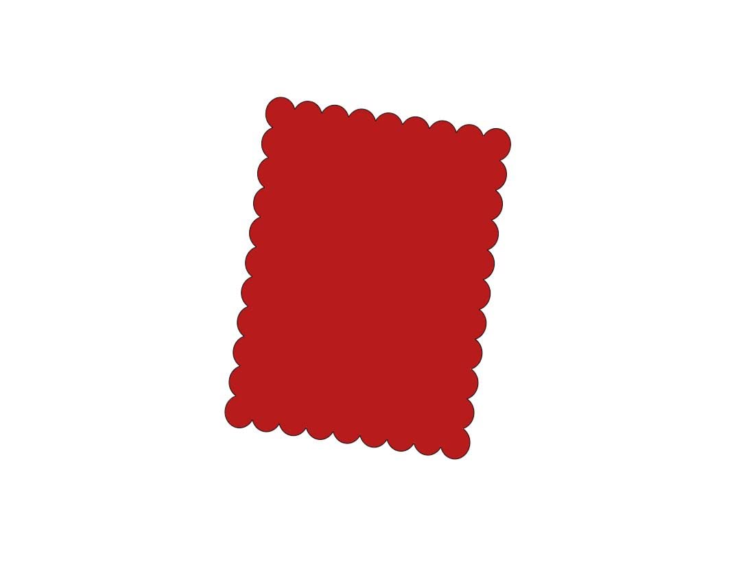 4" x 5.25" Scalloped Flat Note Cards - A2 Card Mats: 4" x 5.25" in Neutral or Bright Colors Blank Card inserts (White)