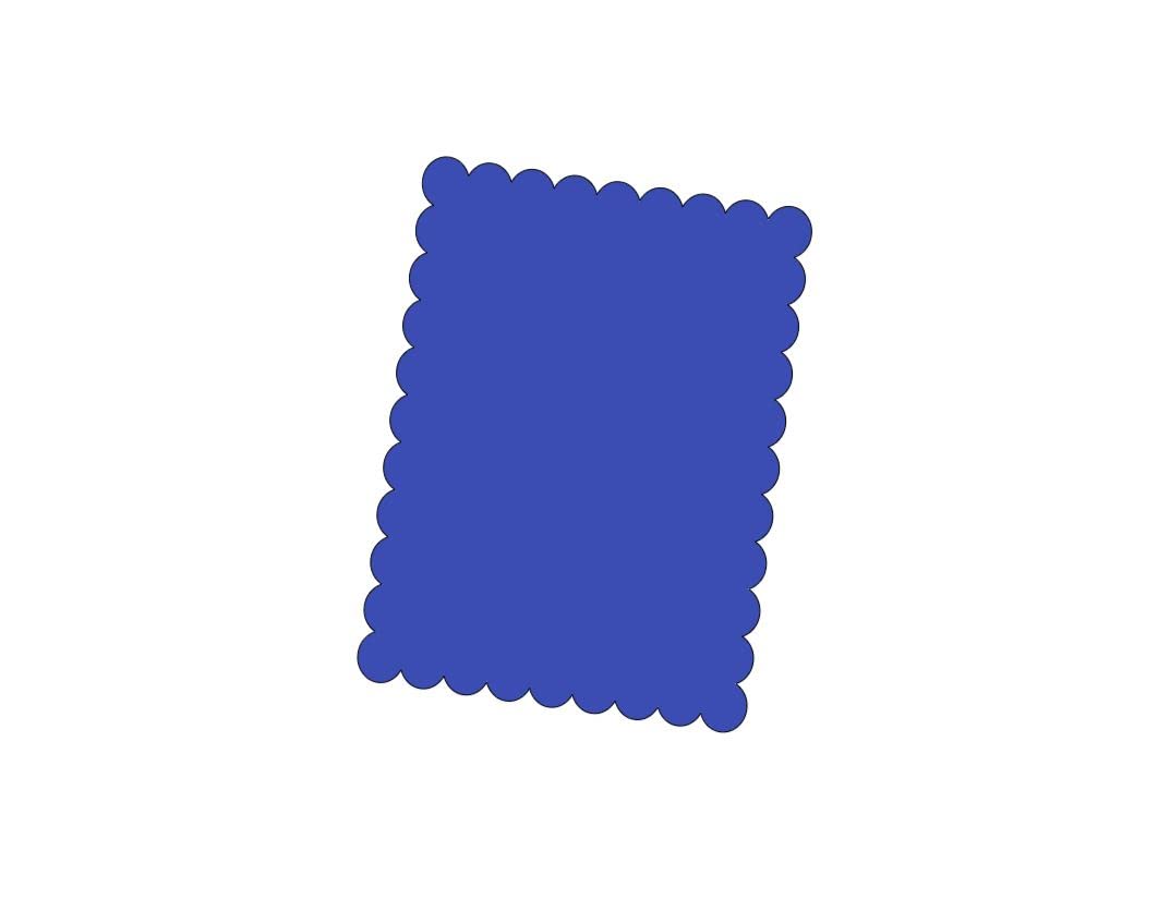 4" x 5.25" Scalloped Flat Note Cards - A2 Card Mats: 4" x 5.25" in Neutral or Bright Colors Blank Card inserts (White)