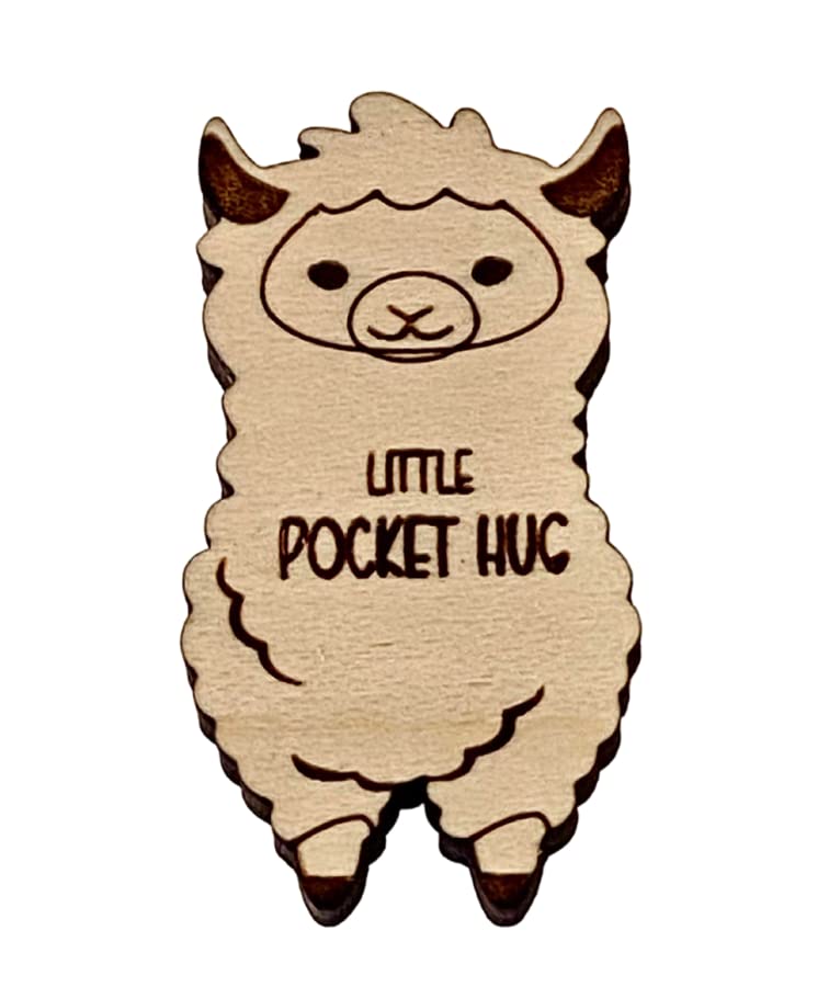 Pocket Hug, Llama Pocket Hug, Llama Greeting Card, Llama Miss You Gift