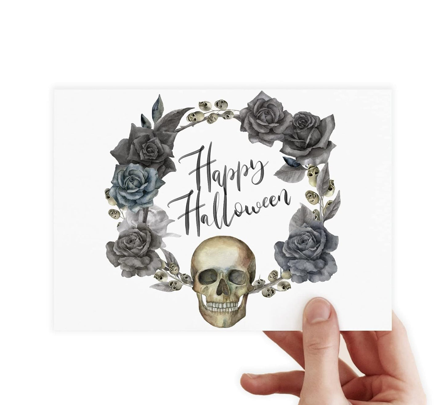 24 Dancing Skeleton Cards Girly Halloween Greeting Cards | Bulk Set Blank Inside w/Envelopes | Blush Pink Dead Ballerina Stationery Printed in the USA by RitzyRose (Dancing Skeleton)