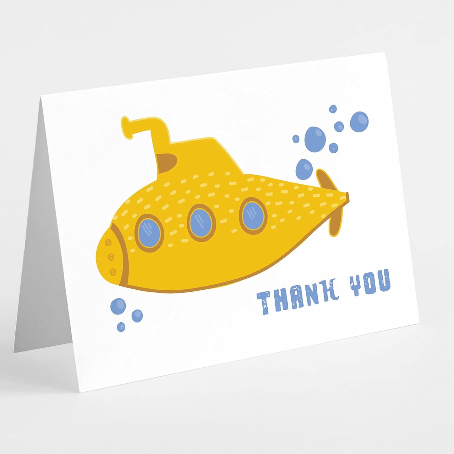 All Occasion Thank You Cards Boxed Set - 24 Blank Just Because or Thank You Cards w/White Envelopes - Novelty Stationery by RitzyRose (Construction)
