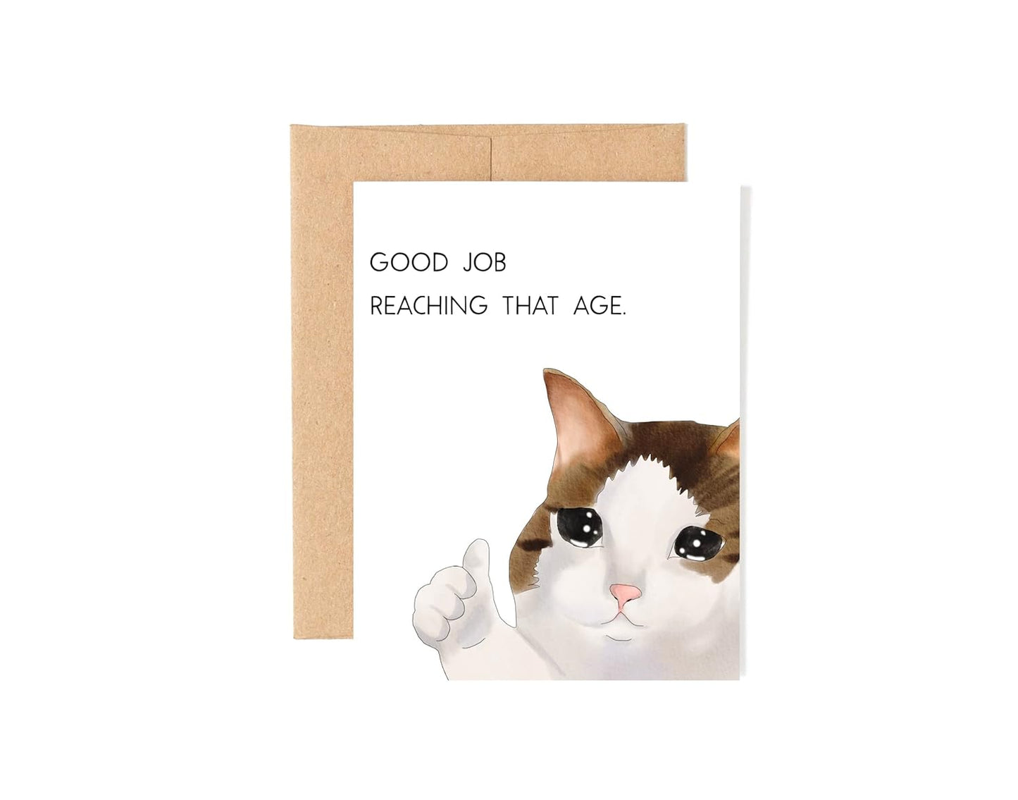 Funny birthday Cat Card Crying cat meme card Hilarious birthday cards Meme birthday cards Watercolor Greeting Cards Best friends birthday gift Inappropriate birthday cards Rude birthday cards