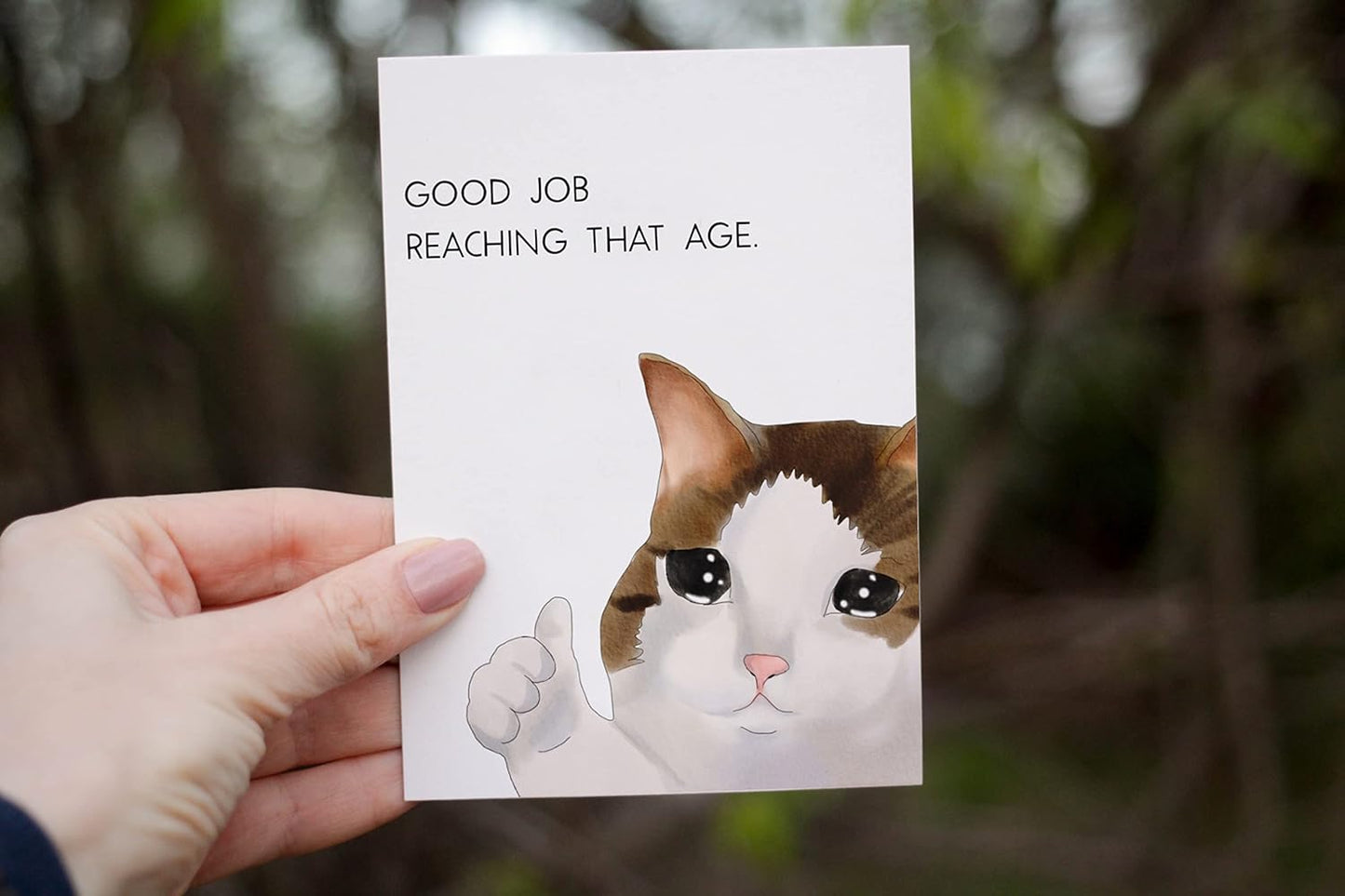 Funny birthday Cat Card Crying cat meme card Hilarious birthday cards Meme birthday cards Watercolor Greeting Cards Best friends birthday gift Inappropriate birthday cards Rude birthday cards