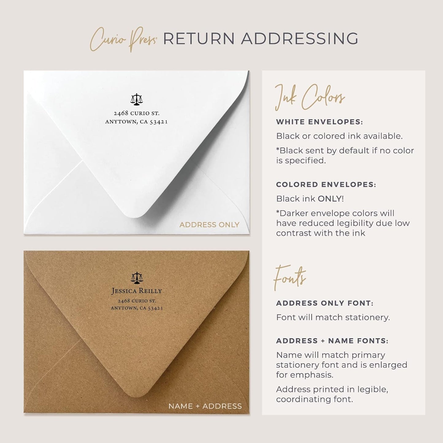 Personalized Scales Attorney Law Student Legal Business FOLDED Stationery, Stationary Notecard And Envelope Set - JUSTICE FOLD
