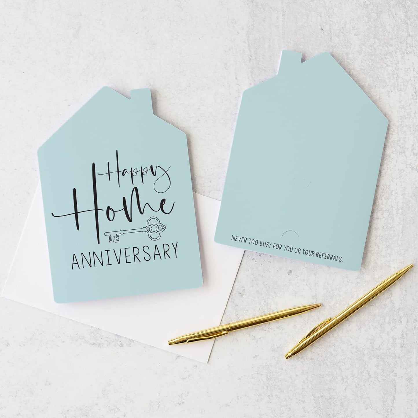 Set of "Happy Home Anniversary" Greeting Cards | Envelopes Included | 5-GC002