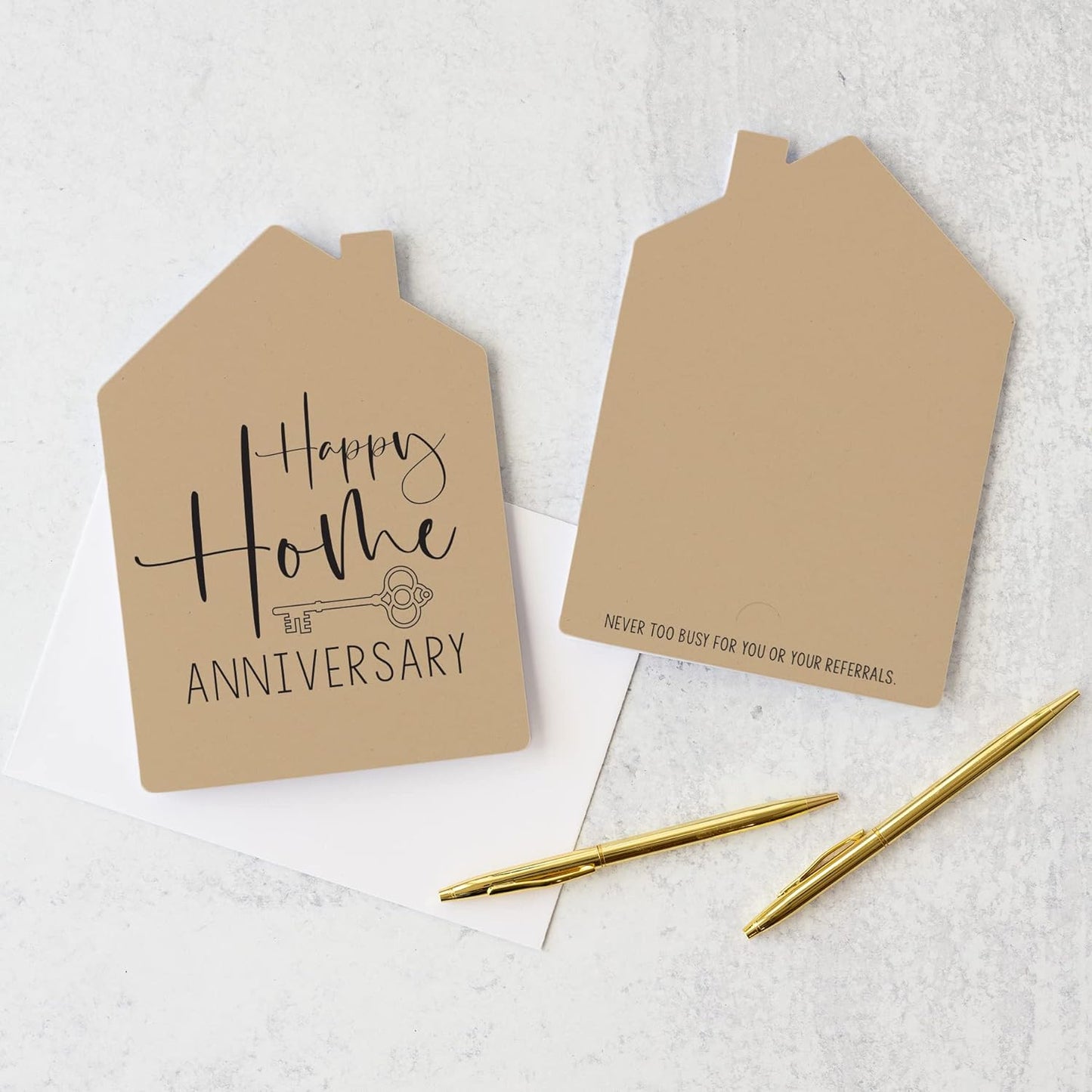Set of "Happy Home Anniversary" Greeting Cards | Envelopes Included | 5-GC002