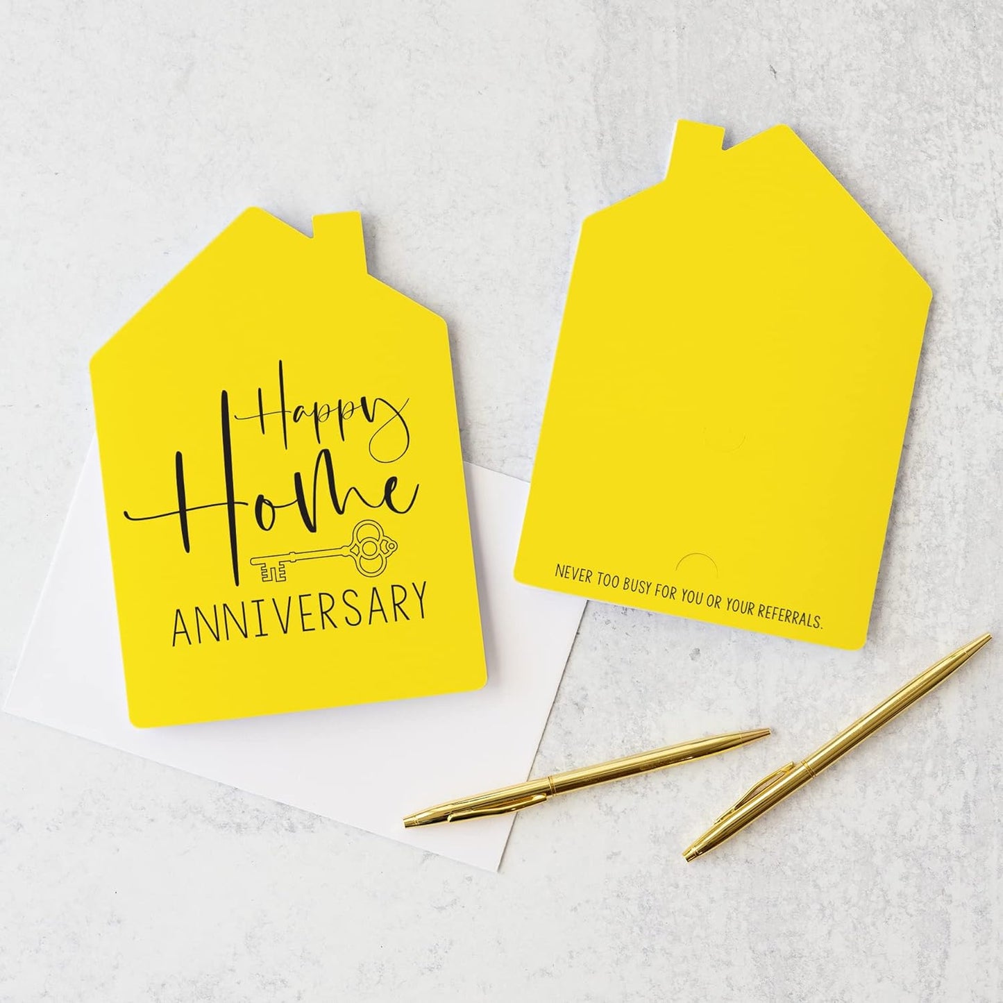 Set of "Happy Home Anniversary" Greeting Cards | Envelopes Included | 5-GC002