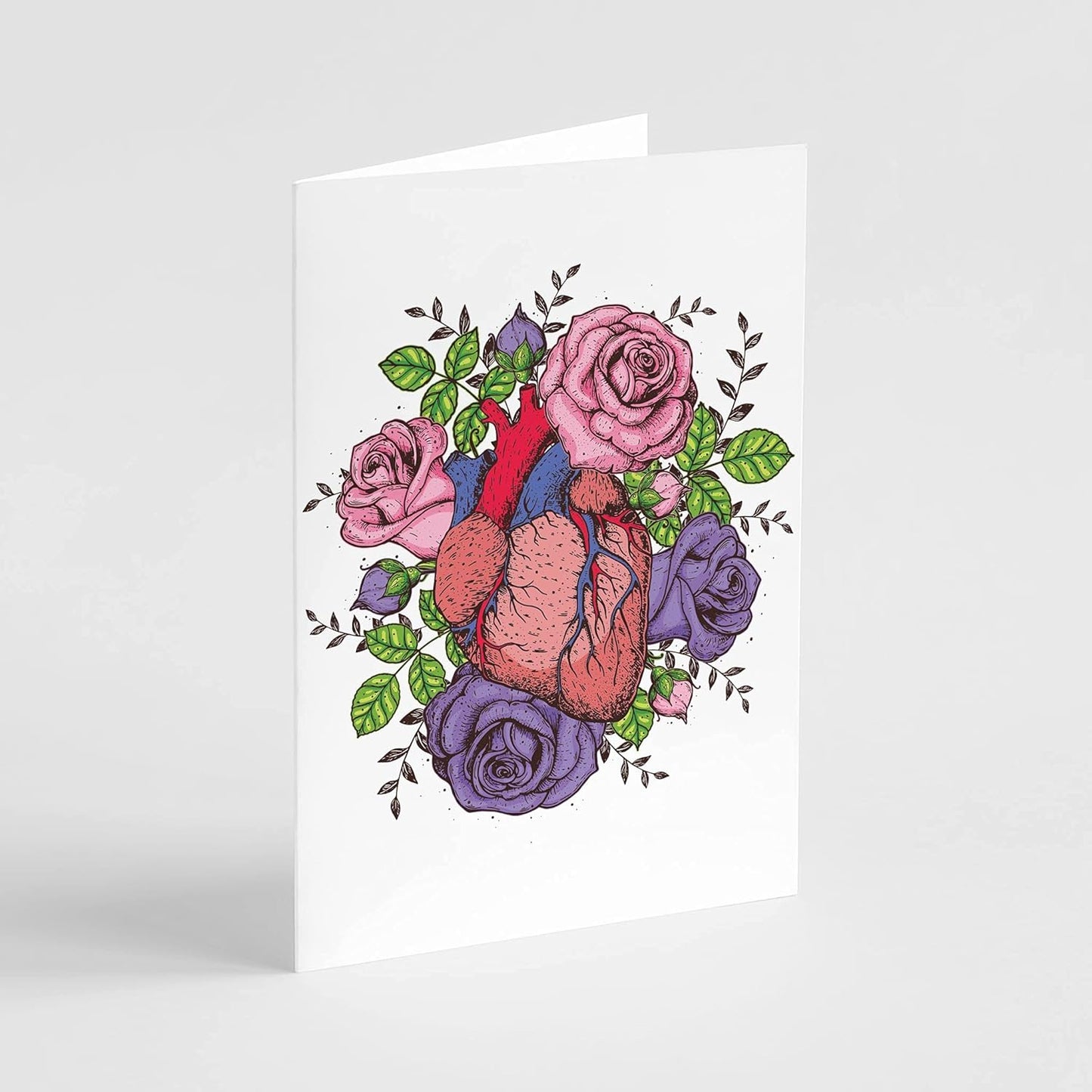 24 Dancing Skeleton Cards Girly Halloween Greeting Cards | Bulk Set Blank Inside w/Envelopes | Blush Pink Dead Ballerina Stationery Printed in the USA by RitzyRose (Dancing Skeleton)
