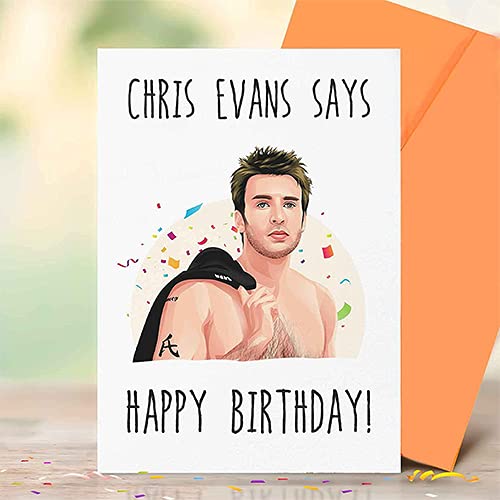 Chris Evans Says Happy Birthday - Birthday Greeting Card [00021]