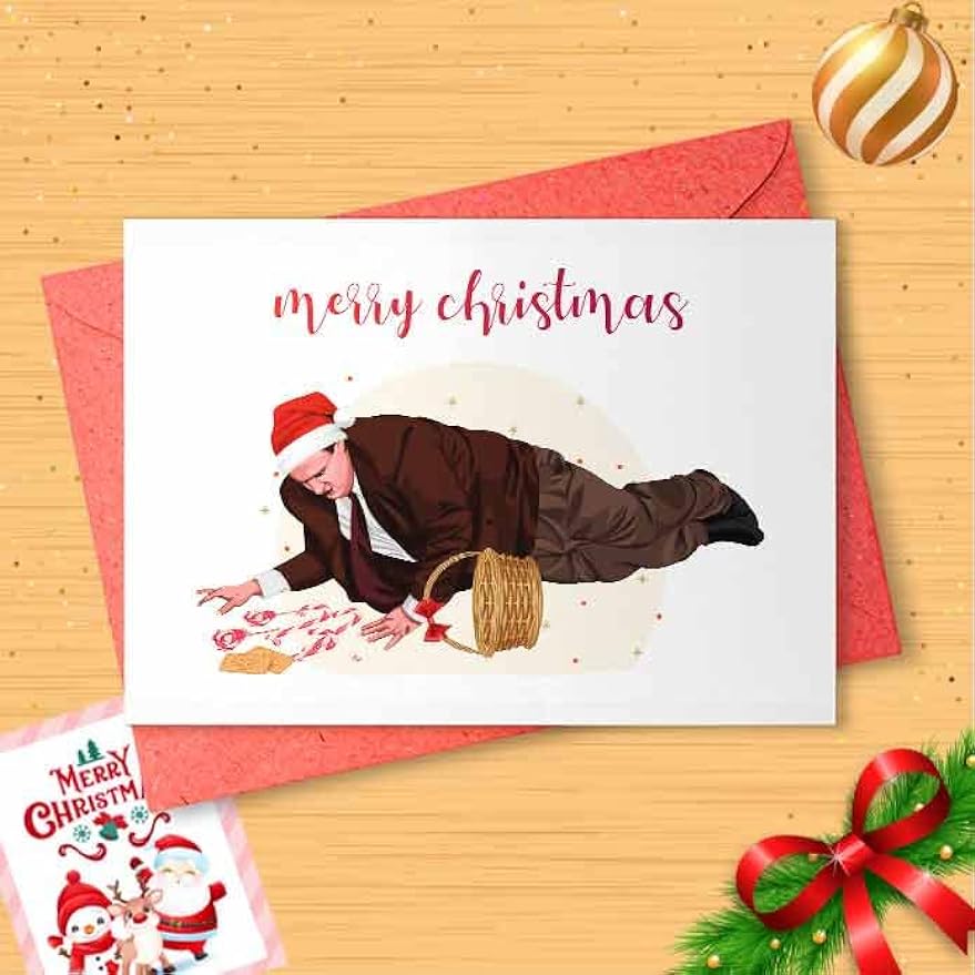 Funny Kevin Christmas Card - Funny Office Holidays Card, Merry Christmas, Christmas Humor, Funny Xmas Card, Stocking Stuffers, Office Card [00229]