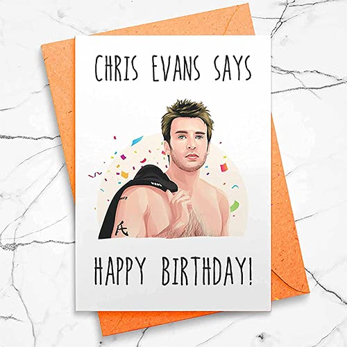 Chris Evans Says Happy Birthday - Birthday Greeting Card [00021]