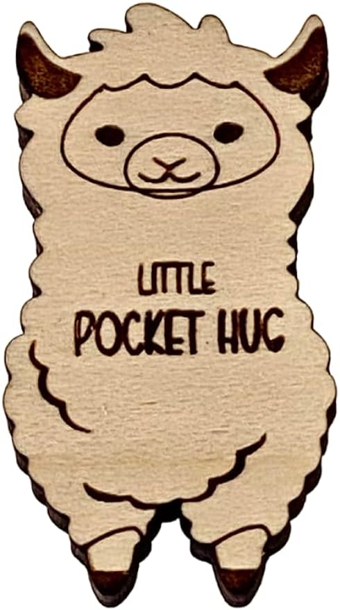 Pocket Hug, Llama Pocket Hug, Llama Greeting Card, Llama Miss You Gift