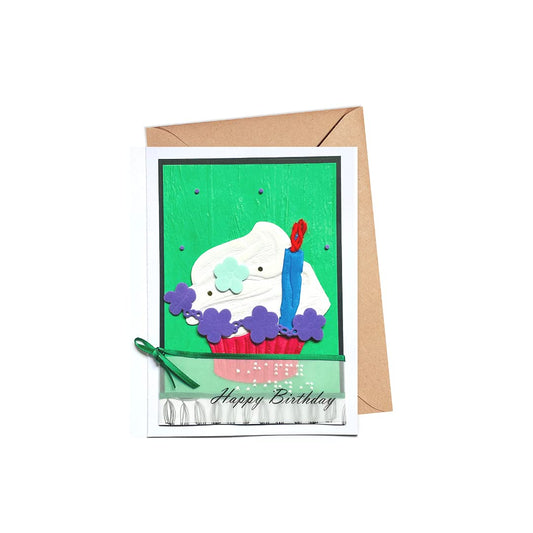 All Blind Greeting Gift Cards for Birthday 鈥?Personalized & Custom Handmade Handcrafted Card for Blind People & Visually Impaired Gift (TYPE5)