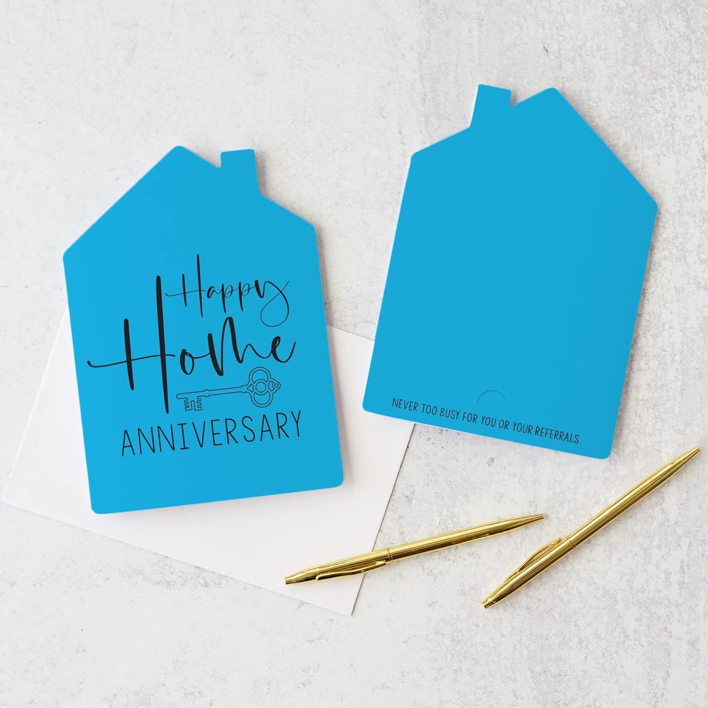 Set of "Happy Home Anniversary" Greeting Cards | Envelopes Included | 5-GC002